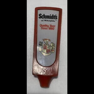 Vintage Schmidt's of Philadelphia Faux Wooden Tap Handle Knob Pine Collectible‌‌